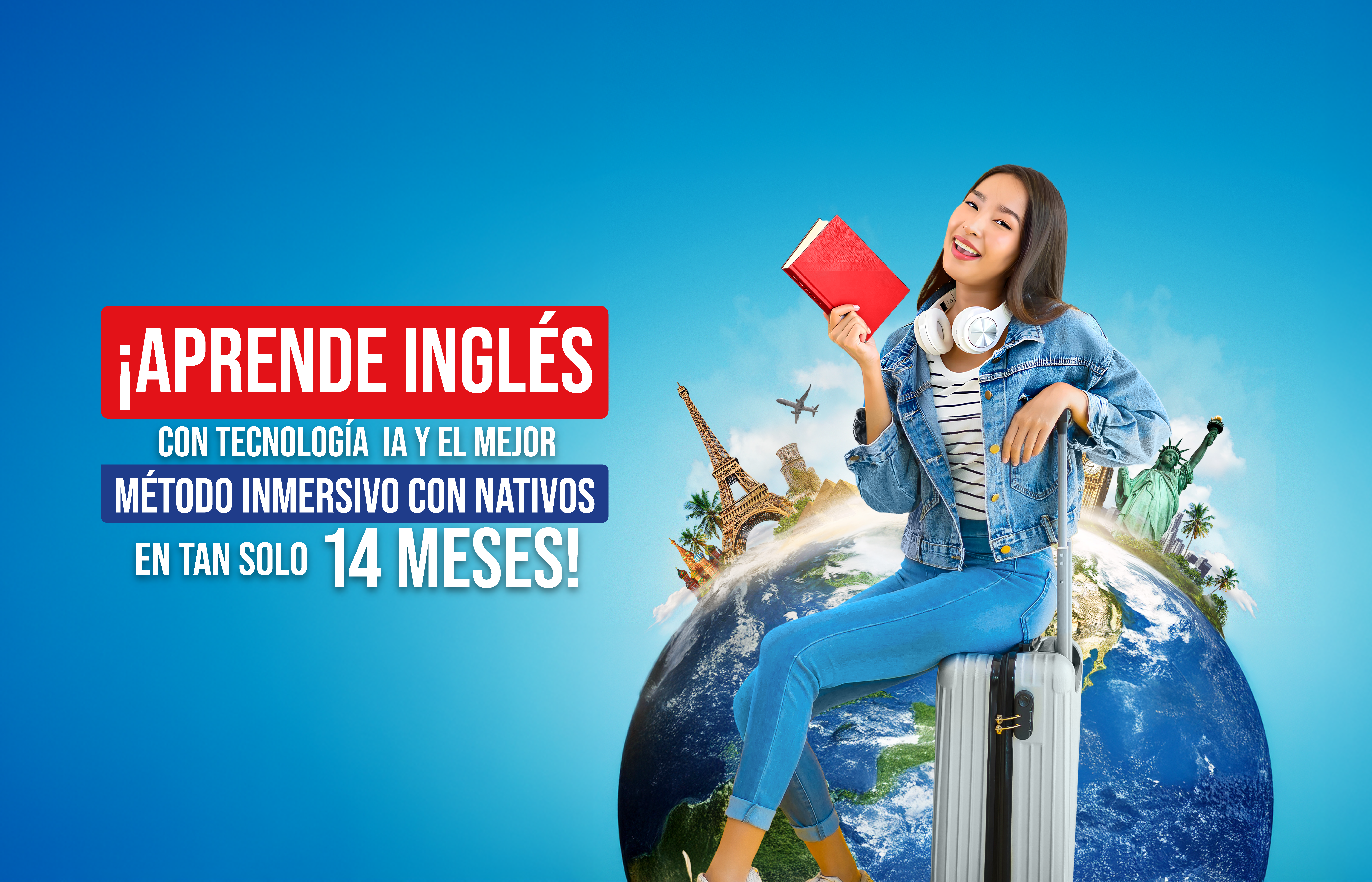 Profesional estudiando inglés
