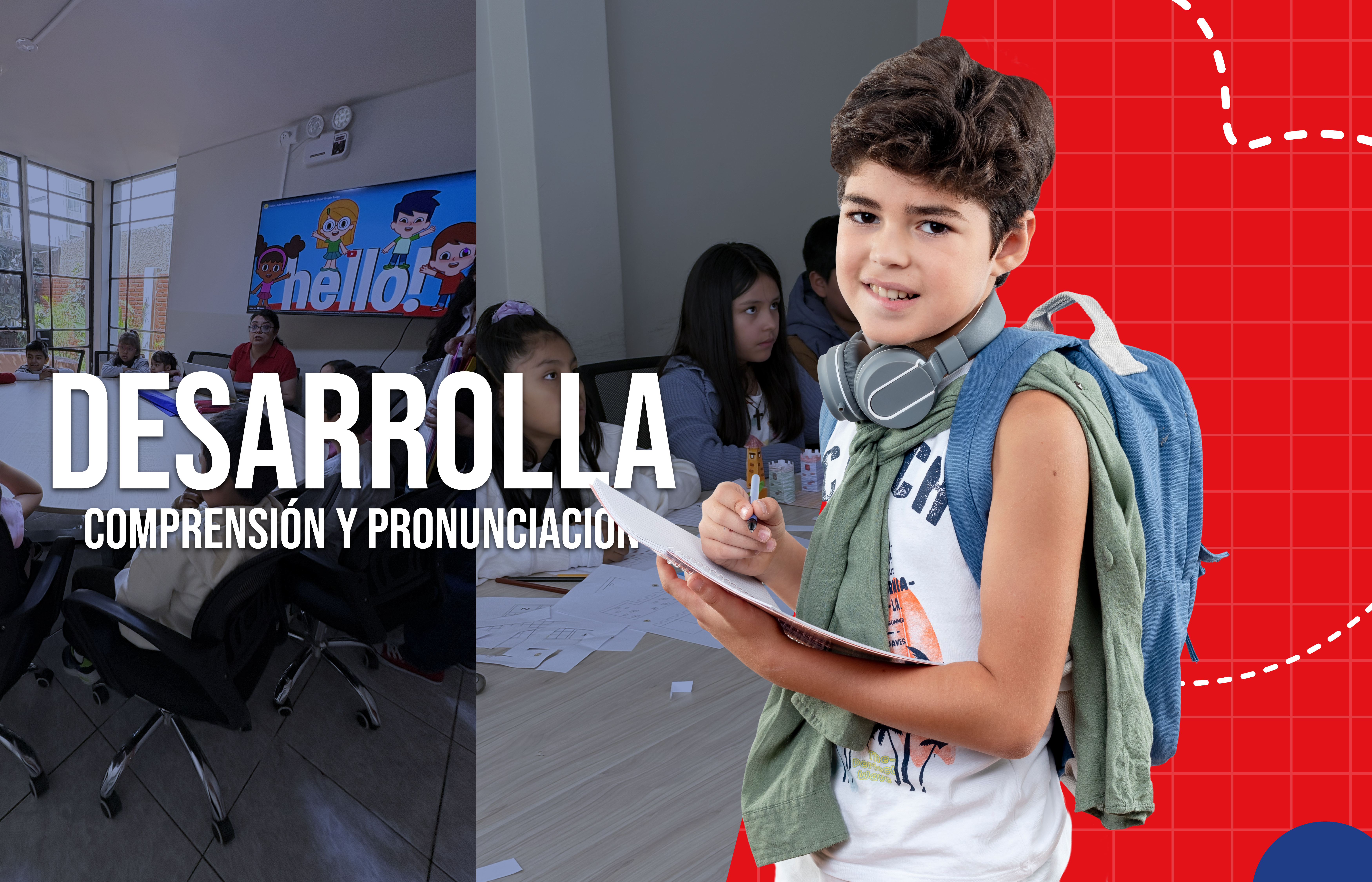 Profesional estudiando inglés